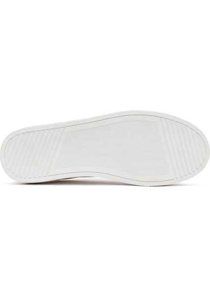 Kadın Beyaz Bağcıklı Kalın Tabanlı Sneaker 25AFD430918 fırsatları