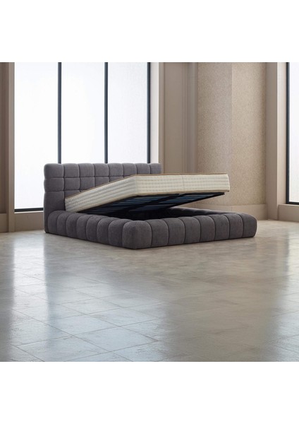 Alegria Çift Kişilik Baza Başlık Seti - Antrasit indirimleri