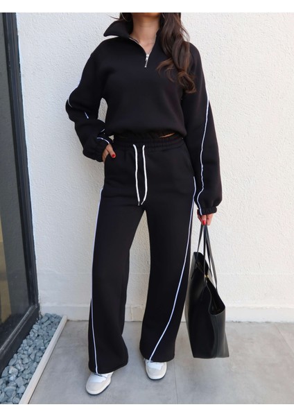 Şardonlu Yarım Fermuar Biyeli Takım fırsatları