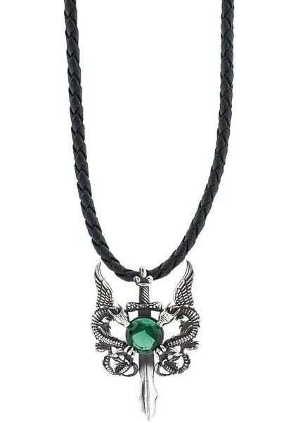 Ejderha 925 Ayar Gümüş Erkek Kolye