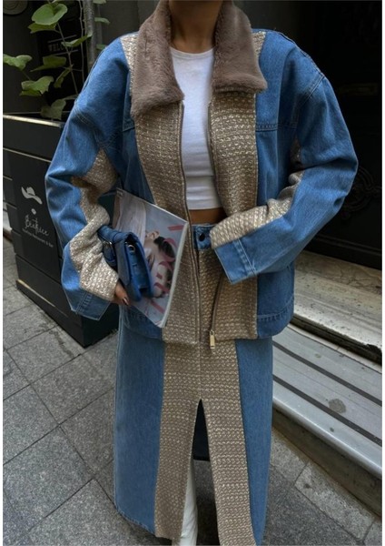 Chanel Garnili Kot Mont - Bej