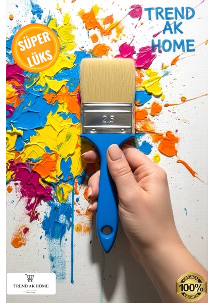 Lüks Kestirme Boya Fırçası No:2.5