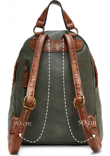 Kadın Haki Casual Sırt Çantası 25WBD2493FT modelleri