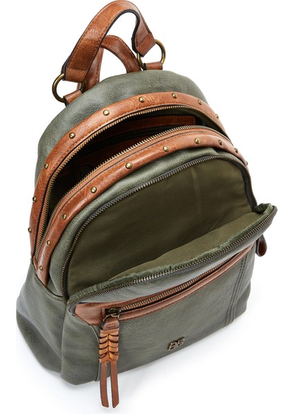 Kadın Haki Casual Sırt Çantası 25WBD2493FT