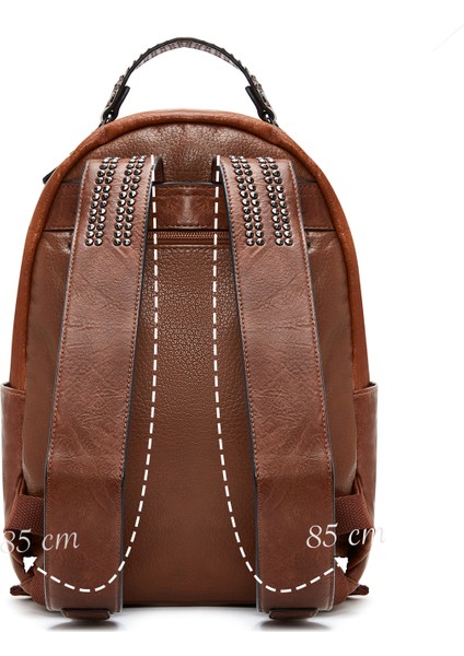 Kadın Taba Metal Detaylı Sırt Çantası 25WBD249818 modelleri