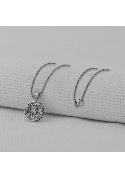 Cevşeni Kebir Dualı 925 Ayar Gümüş Erkek Kolye