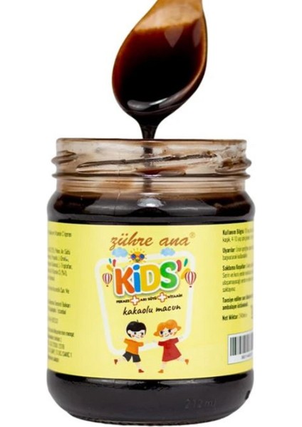 Zöhre Ana Kids Çocuklar Için Özel - Arı Sütü, Pekmez, Bal ve Vitamin Katkılı Kakaolu Macun fiyatları
