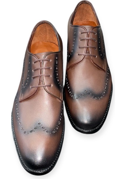 Hakiki Iç Dış Deri Özel Üretim Elişçiliği 36,37,38,39,40,41,42,43,44,45,46,47,48,49 Numara Erkek Ayakkabı