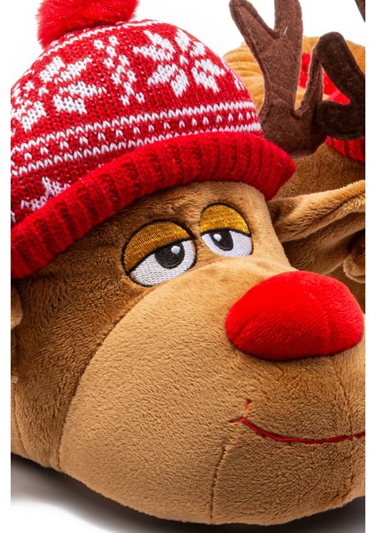 Kar Erkek Hayvanlı Panduf Kahverengi 41/46 fiyatları