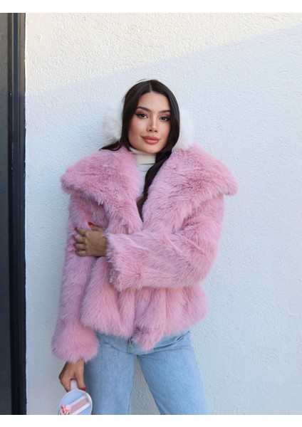 Şal Yaka Çıtçıtlı Suni Kürk fırsatları