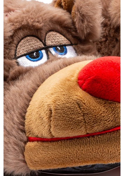 Lodi Çocuk Hayvanlı Panduf Kahverengi 30/35 fiyatları