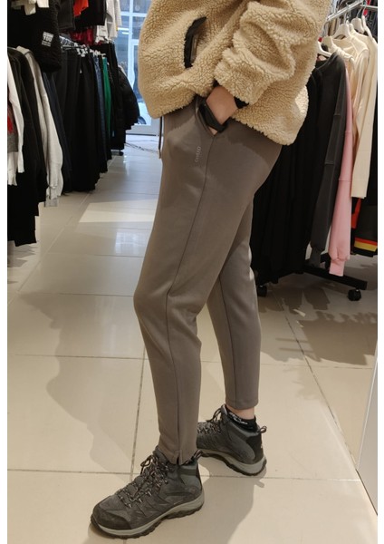 Kadın Yırtmaç Detaylı Dar Paça Modal Kumaş Eşofman Altı modelleri