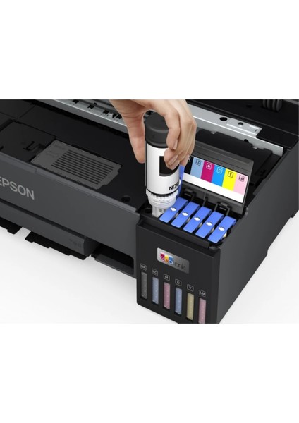 L18050 A3+ Renkli Mürekkep Tanklı Foto Yazıcı, Wi-Fi, Siyah (6 Renk)+1paket A4+1paket A3 +100 Adet Fotoğraf Kağıdı Hediye fırsatları