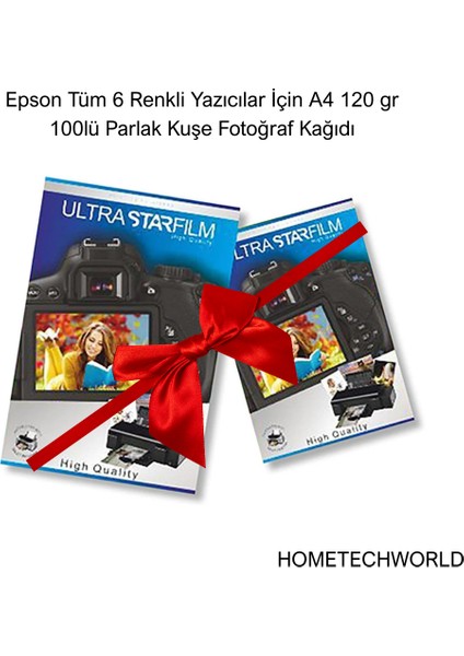 L18050 A3+ Renkli Mürekkep Tanklı Foto Yazıcı, Wi-Fi, Siyah (6 Renk)+1paket A4+1paket A3 +100 Adet Fotoğraf Kağıdı Hediye