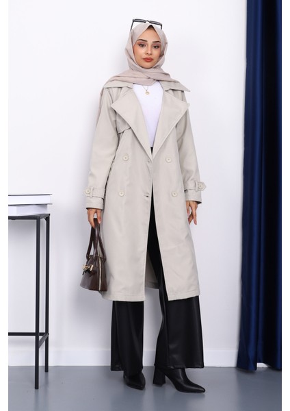 Taş Kruvaze Yaka Trençkot fiyatları