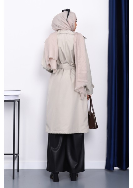 Taş Kruvaze Yaka Trençkot fırsatları