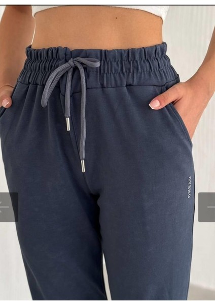 Kadın Yırtmaç Detaylı Dar Paça Modal Kumaş Eşofman Altı fiyatları