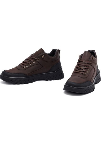 Erkek Kahverengi Bağcıklı Deri Casual Bot 25WFD6610V3 modelleri