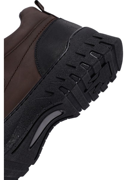 Erkek Kahverengi Bağcıklı Deri Casual Bot 25WFD6610V3