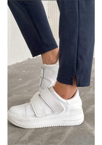 Kadın Yırtmaç Detaylı Dar Paça Modal Kumaş Eşofman Altı