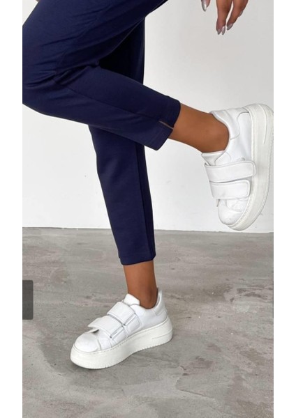 Kadın Yırtmaç Detaylı Dar Paça Modal Kumaş Eşofman Altı fiyatları