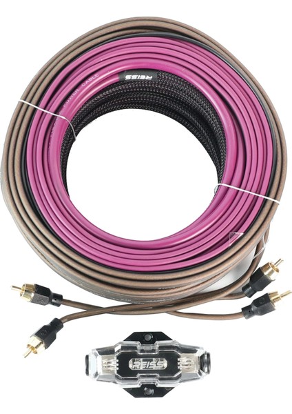 8ga Ofc Amfi Kablo Seti Kaliteli – Reiss RS-AWG84 Tam Bakır Profesyonel Anfi Kablosu Seti 8ga fiyatları