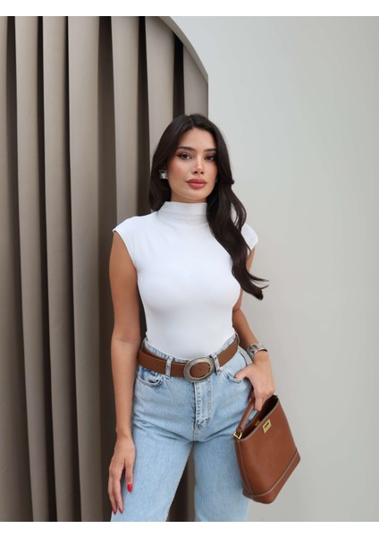 Sıfır Kol Basic Bluz