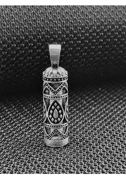 Cevşeni Kebir Dualı 925 Ayar Gümüş Erkek Kolye