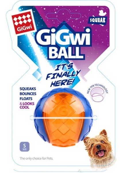 Ball Sert Top 5 cm Şeffaf Renkli Köpek Oyuncağı