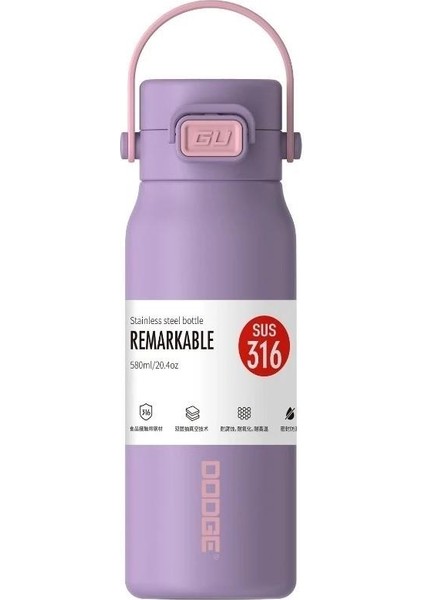 Çelik Termos Matara 580ML Mor