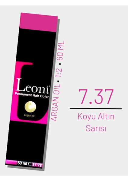Saç Boyası No 7.37 Koyu Altın Sarısı