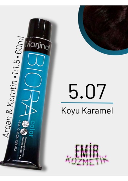 Biora Saç Boyası - 5.07 Koyu Karamel