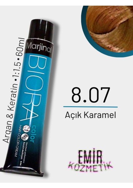 Biora Saç Boyası - 8.07 Açık Karamel