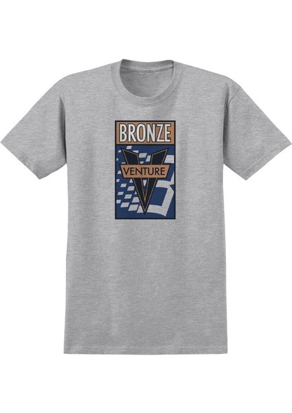 Venture Bronze Awake Heather Grey T-Shirt Xl