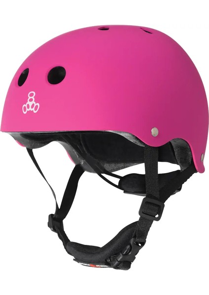 Lil 8 Neon Pink Matte Jr Çocuk Kask Yth