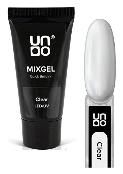 Uno Poly Jel Clear Şeffaf Led/uv Quick Building 30G + Protez Tırnak Tips Üst Form Jel Tips fiyatları