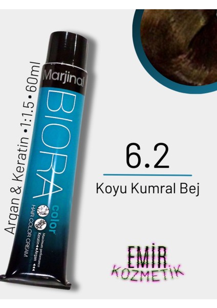 Biora Saç Boyası - 6.2 Koyu Kumral Bej