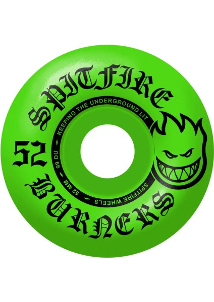 Whl Burner Green 52MM 99DU Kaykay Tekerleği