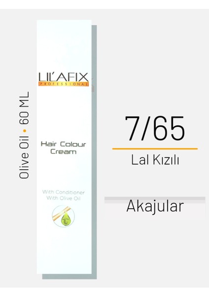 Saç Boyası No 7/65 Lal Kızılı 60ML