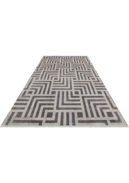 Lugano LUG 07 Gri Krem - Viskon Halı | Sık Dokuma Salon Halısı modelleri