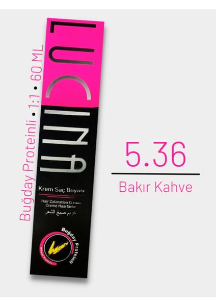 Krem Saç Boyası No 5.36 - Bakır Kahve 60ML