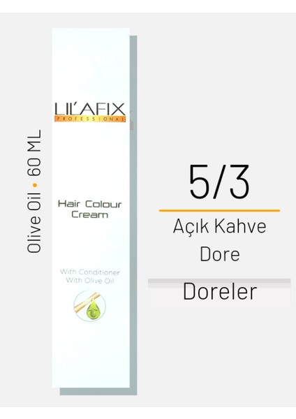 Saç Boyası No 5/3 Açık Kahve Dore 60ML