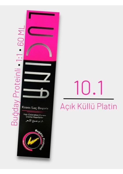 Krem Saç Boyası No 10.1 - Açık Küllü Platin 60ML
