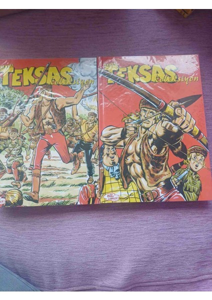 Renklı Teksas Kolleksiyon Cılt 1-2 Hozcomiks Com Nadir Yeni Kondisyonda fiyatları