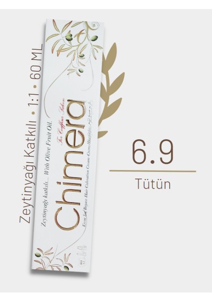 Yarı Bitkisel Saç Boyası No 6.9 - Tütün 60ML