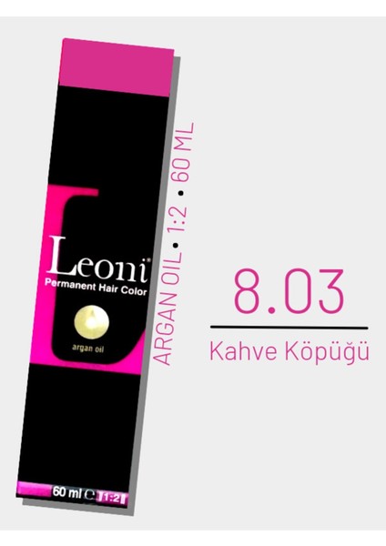 Saç Boyası No 8.03 Kahve Köpüğü