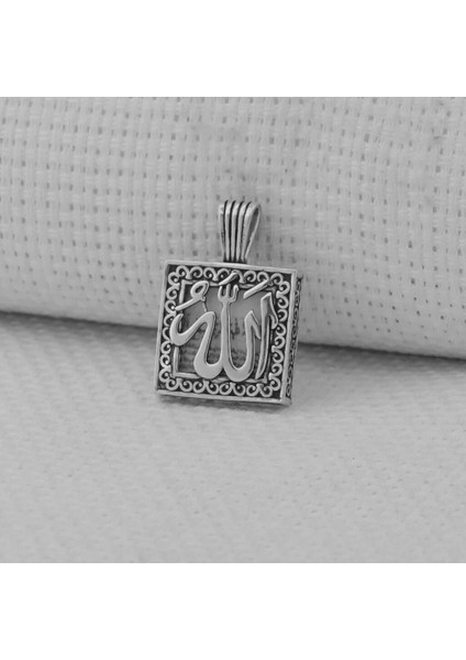 Allah Yazılı Kebir Dualı Cevşen 925 Ayar Gümüş Erkek Kolye