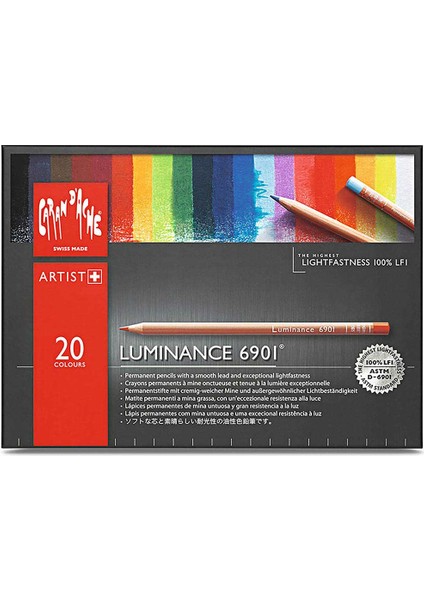 Luminance 6901 20'li Set (Yumuşak Kuru Boya Kalemi)