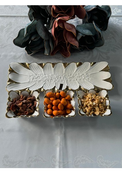 Flora Gold Kase Seti 3'lü modelleri