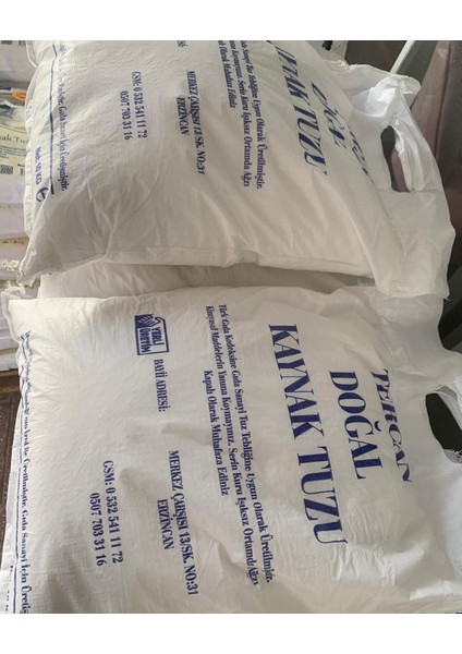 Erzincan Tercan Doğal Kaynak Tuzu 10 kg modelleri